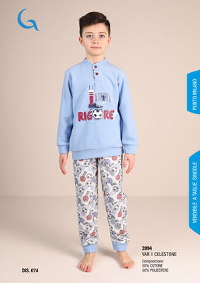 PIGIAMA BAMBINO M/L 2094 Tellini S.r.l. Ingrosso Abbigliamento